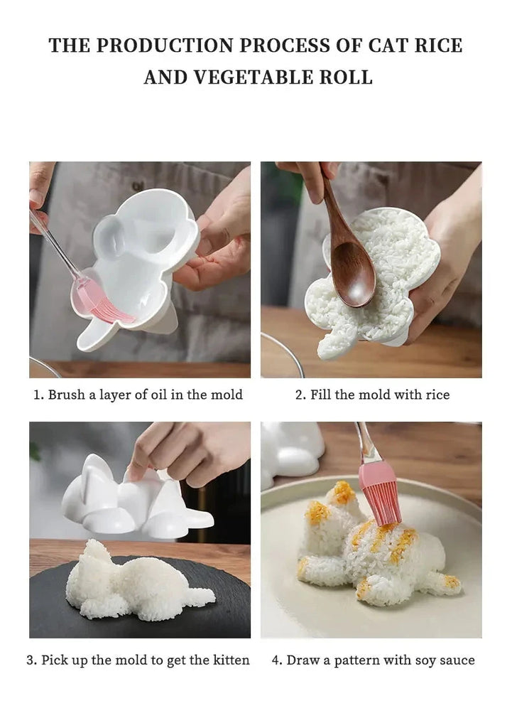 
                  
                    Kitten shaped Food Mold - Perfect for little ones - Yoru Says
                  
                