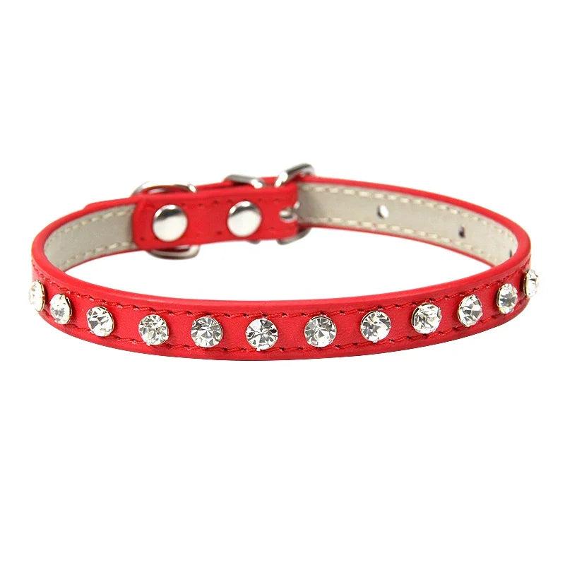 
                  
                    Luxury Rhinestone Rivets Cat Collar - Breakaway collar - Yoru Says
                  
                