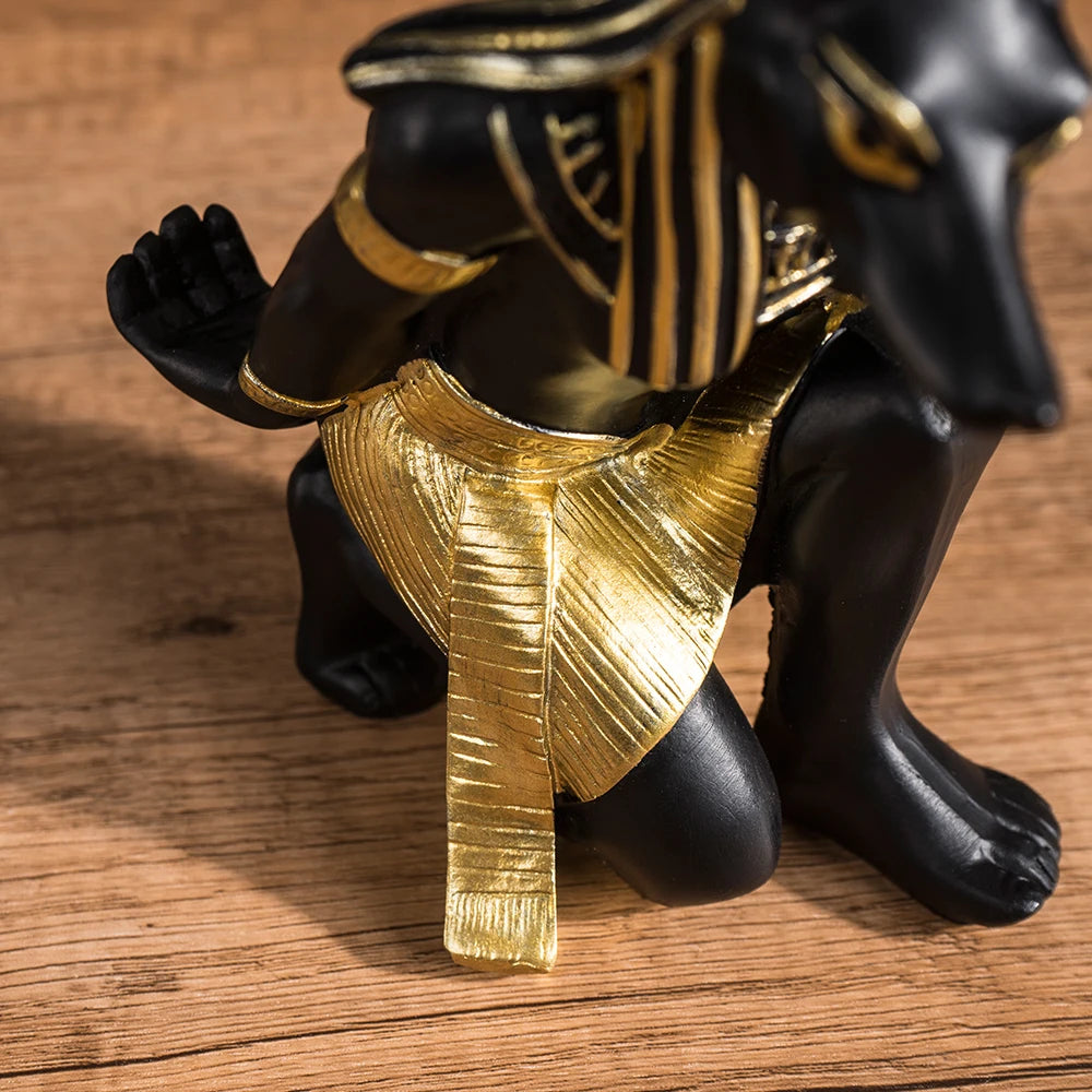 
                  
                    Resin Egyptian Cat God Wine Holder - Yoru Says
                  
                