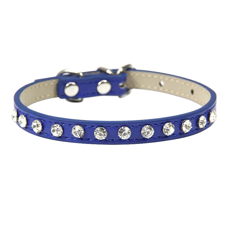 
                  
                    Luxury Rhinestone Rivets Cat Collar - Breakaway collar - Yoru Says
                  
                