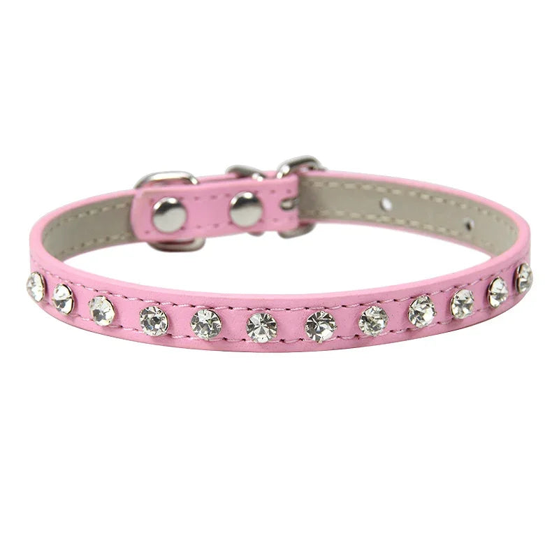 
                  
                    Luxury Rhinestone Rivets Cat Collar - Breakaway collar - Yoru Says
                  
                