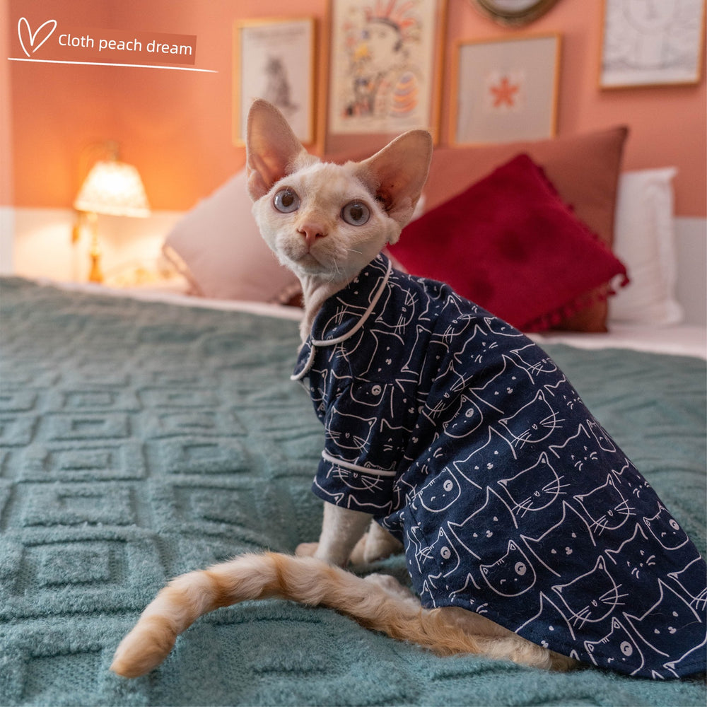 
                  
                    Gingerain Conis Pajamas Thin Hairless Cat - Yoru Says
                  
                