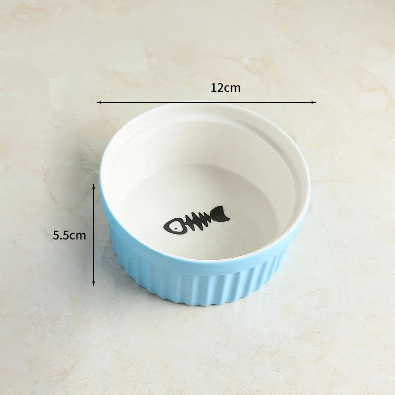 
                  
                    Double Ceramic Elevated Cat Bowls - Prevent Cervical Spondylosis
                  
                