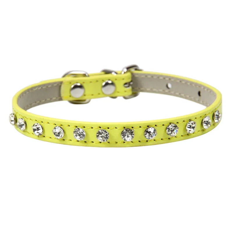 
                  
                    Luxury Rhinestone Rivets Cat Collar - Breakaway collar - Yoru Says
                  
                