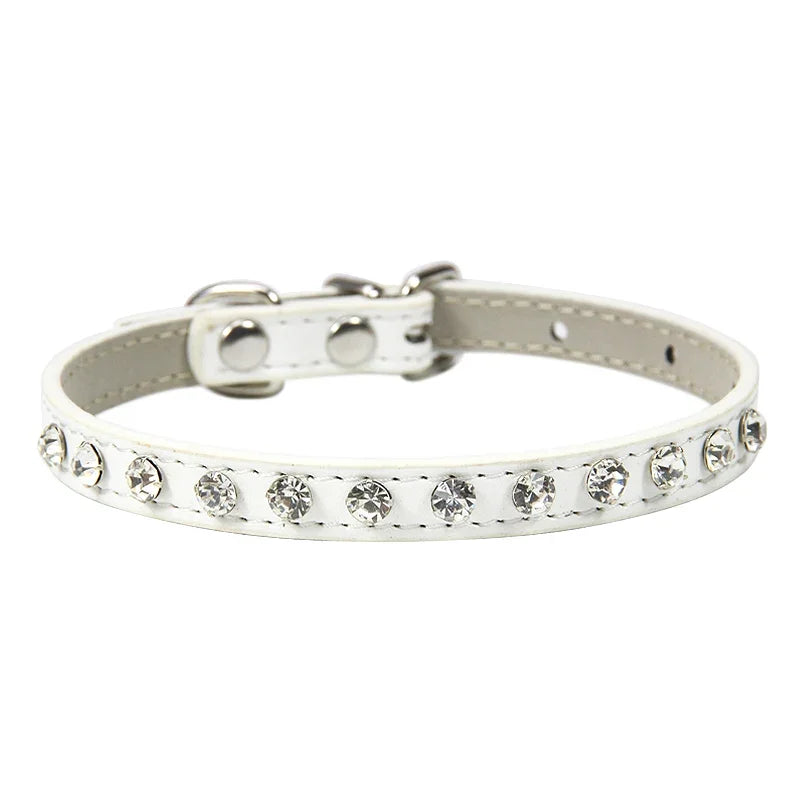 
                  
                    Luxury Rhinestone Rivets Cat Collar - Breakaway collar - Yoru Says
                  
                