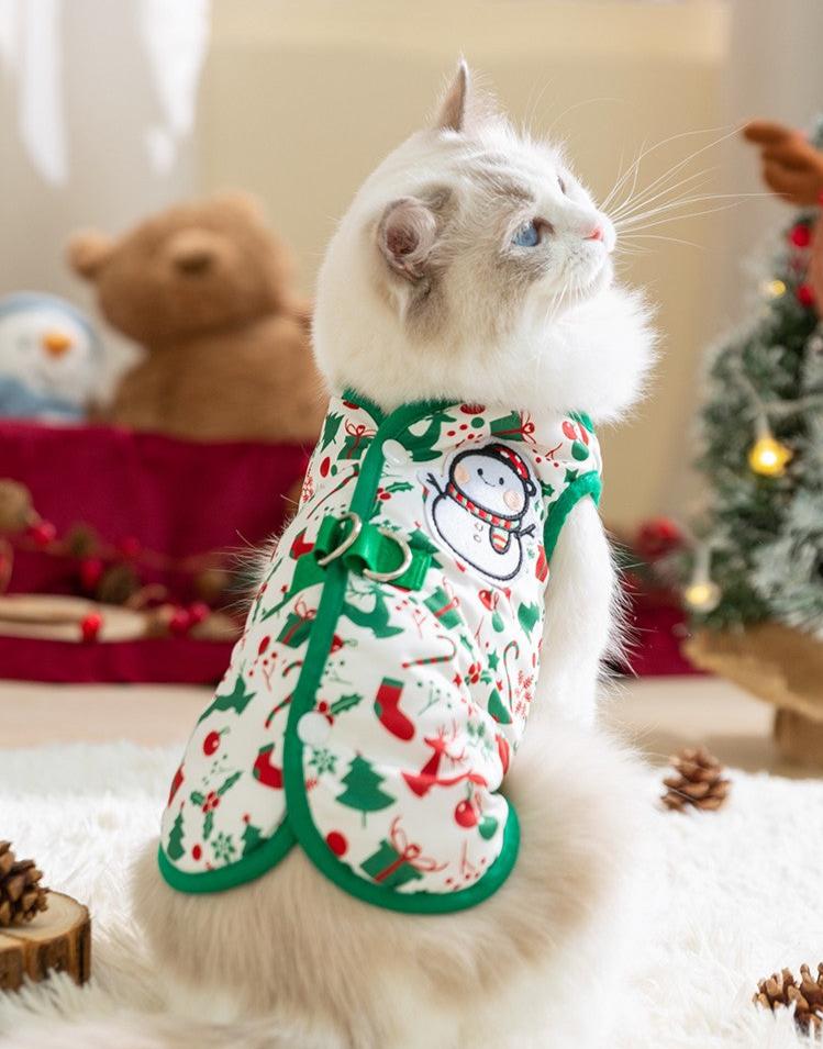 Frosty the Snowman Cat Christmas Cardigan - Yoru Says