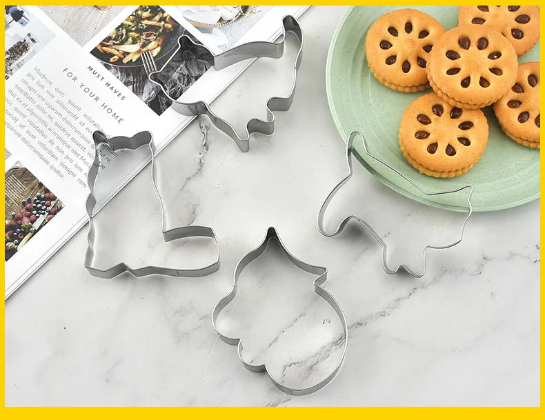 
                  
                    5pcs Cat Cookie Cutter Set Stainless Steel - Yoru Says
                  
                