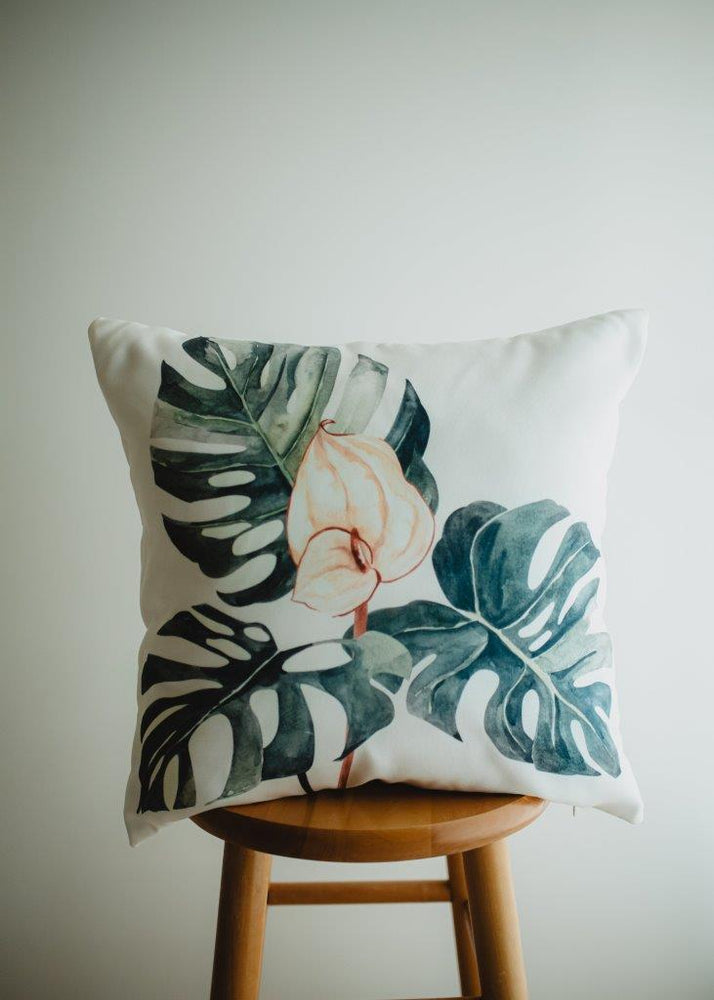 
                  
                    Greenery with Pink Floral Pillow - Yoru Says
                  
                