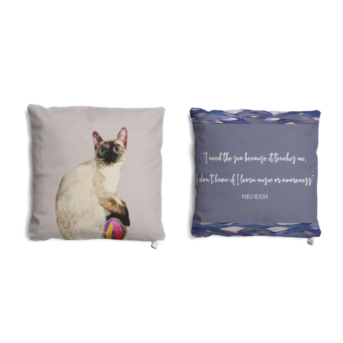 Tidal Joy - Two Pillow Set - Yoru Says