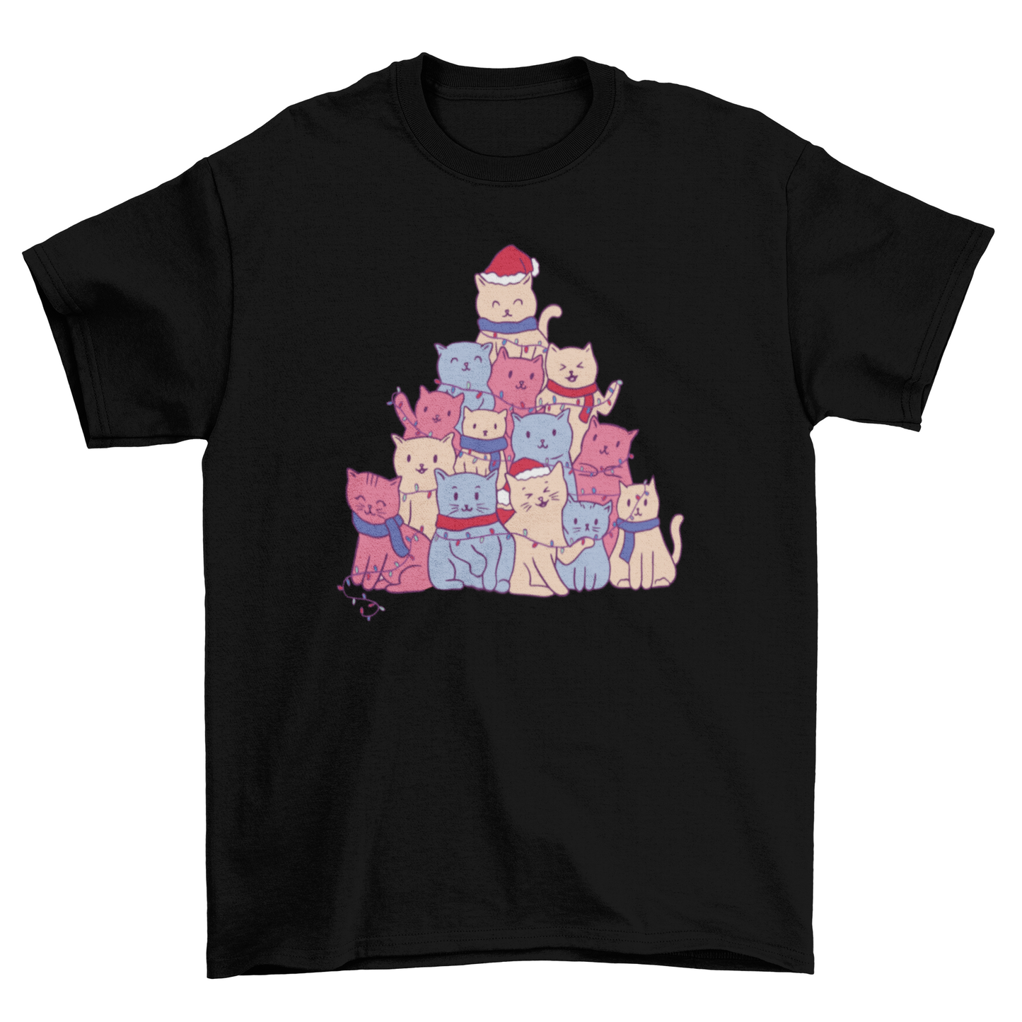 A Kitty Christmas Tree t-shirt - Yoru Says