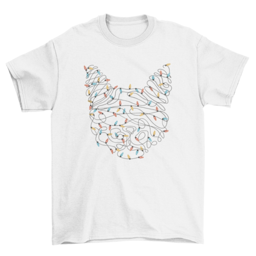 
                  
                    Cat Christmas lights t-shirt - Yoru Says
                  
                