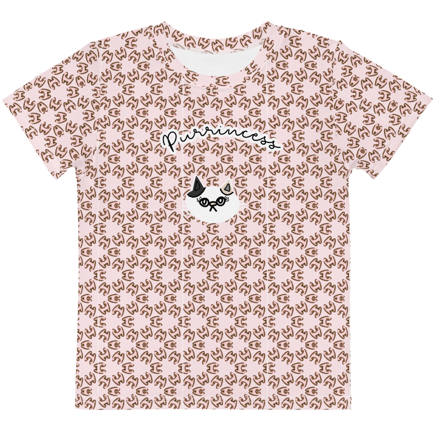 Purrincess - Kids crew neck t-shirt - Yoru Says