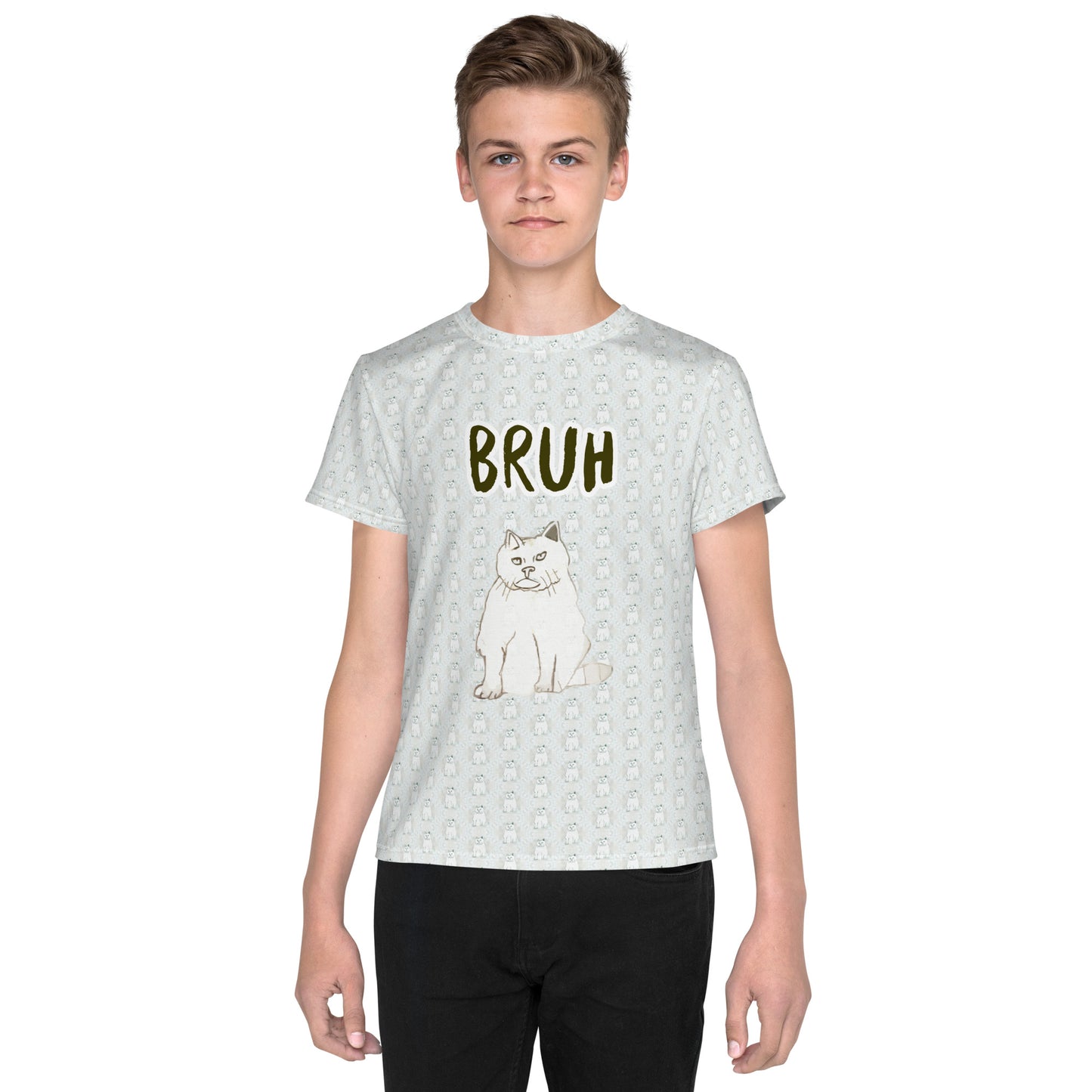 Bruh! - Youth crew neck t-shirt - Yoru Says