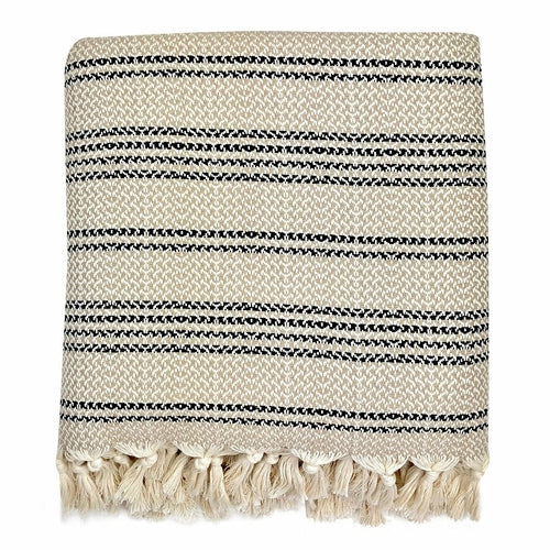 
                  
                    Woven Stripe Turkish Throw - Yoru Says
                  
                