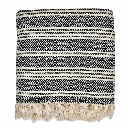 
                  
                    Woven Stripe Turkish Throw - Yoru Says
                  
                