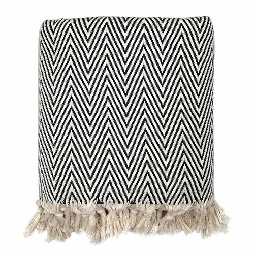 
                  
                    Chunky Chevron Turkish Throw - Yoru Says
                  
                