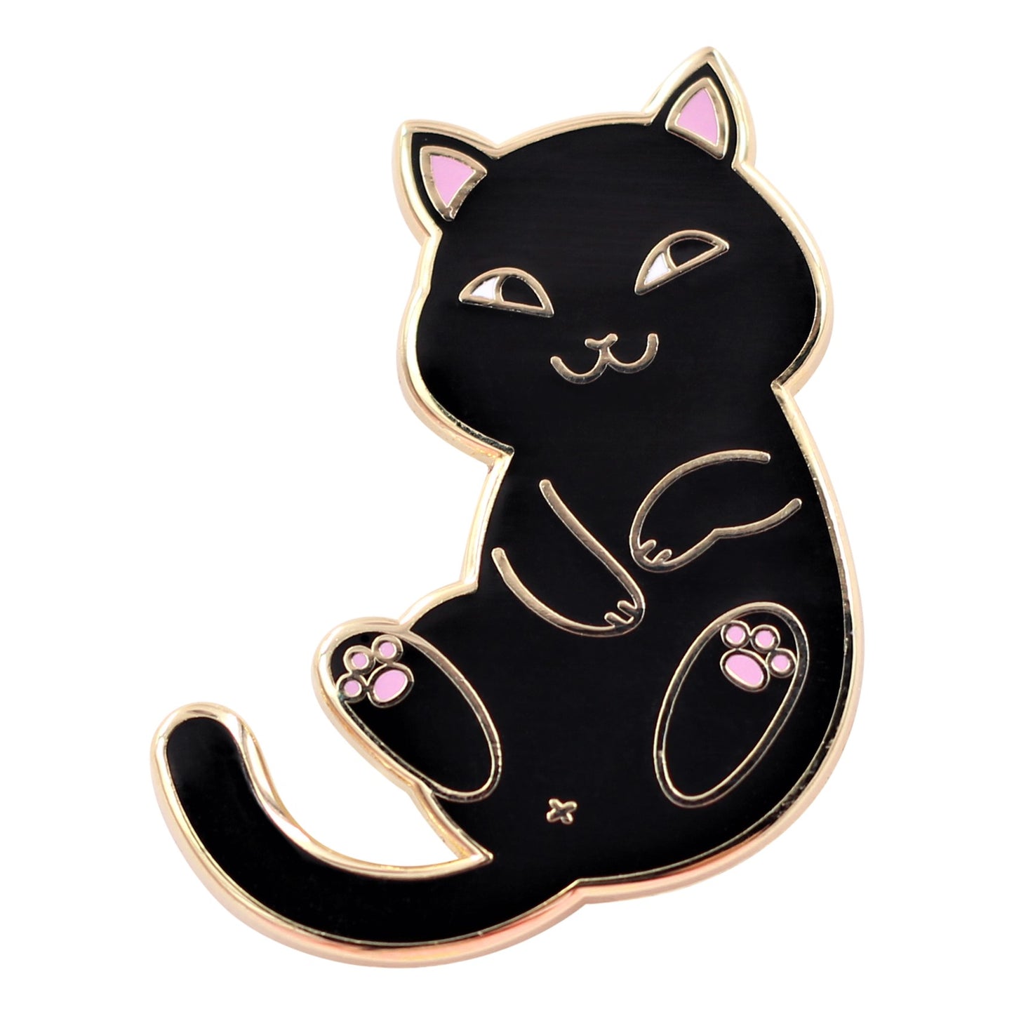 Playful Cat Enamel Pin - Yoru Says