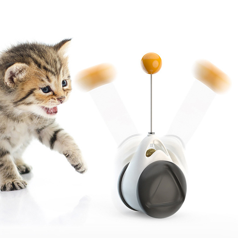 Tumbler Balanced Wheel Swinging Ball Cat Toy - Yoru Says