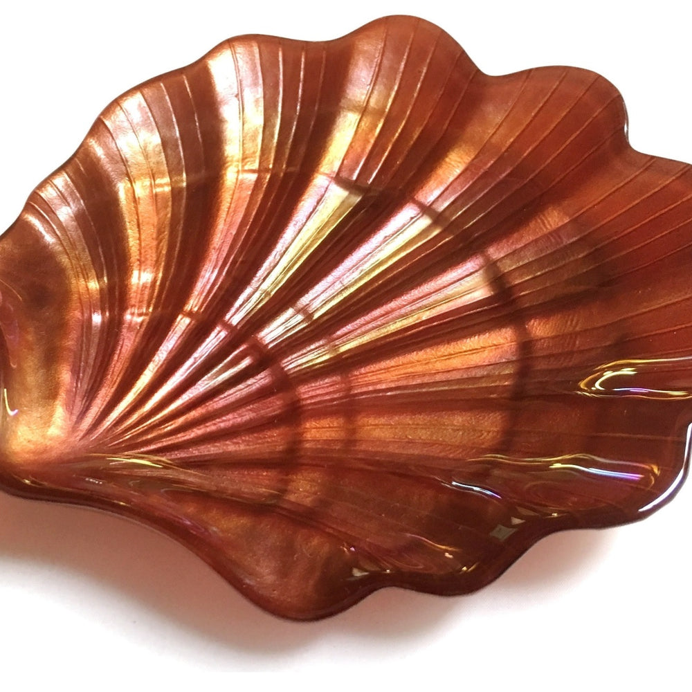 Scallop Shell Copper 8" Side Plates - Set of 4 - Yoru Says