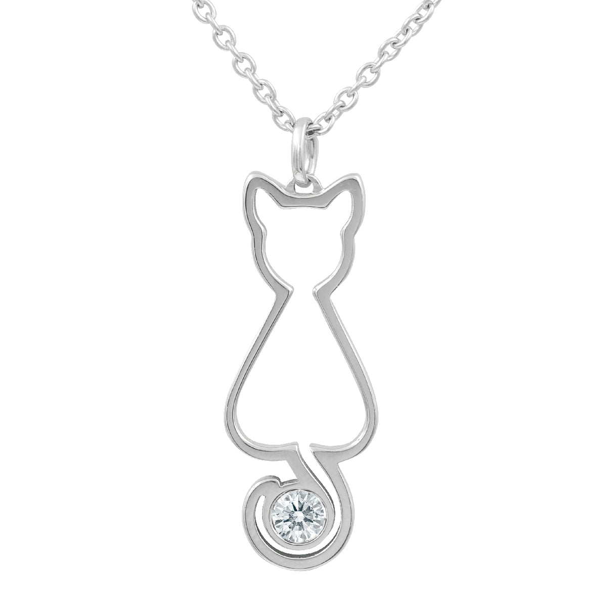 Feline Elegant Kitten Necklace - Yoru Says