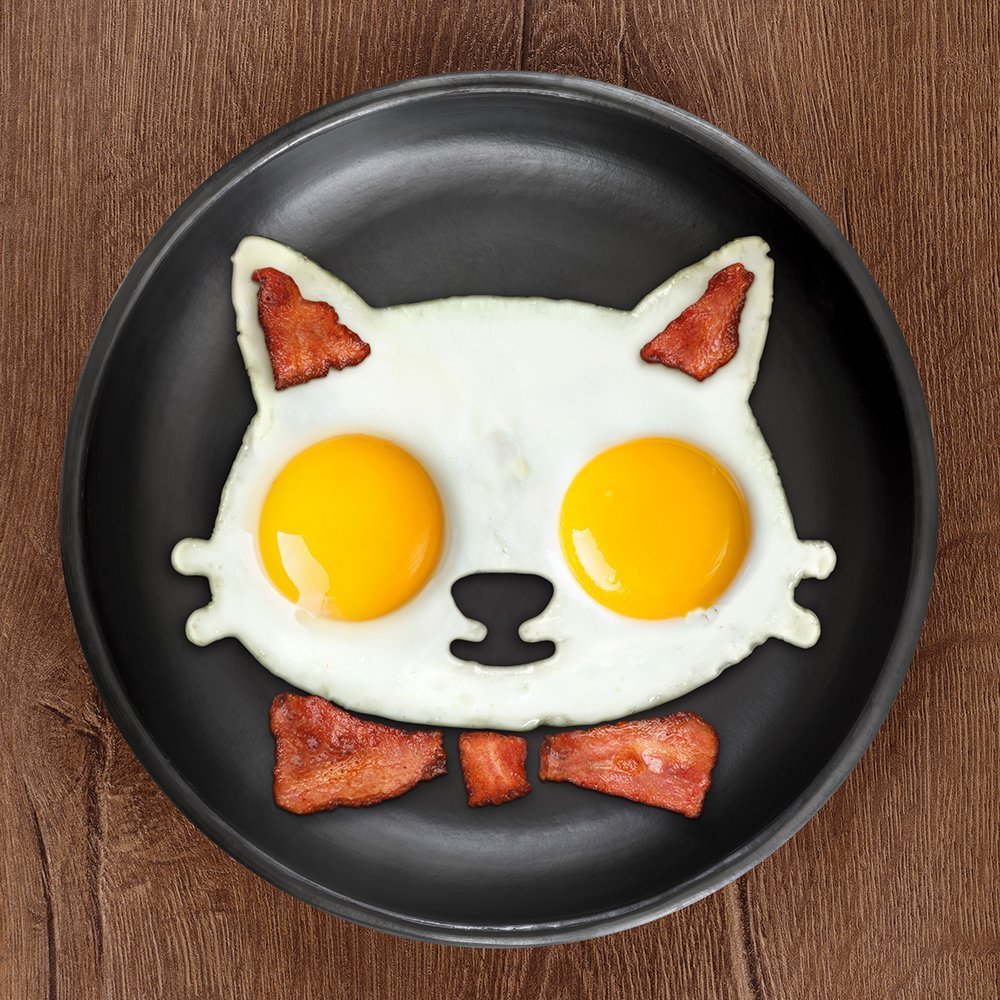 Cat-Shaped Egg Mold - Yoru Says