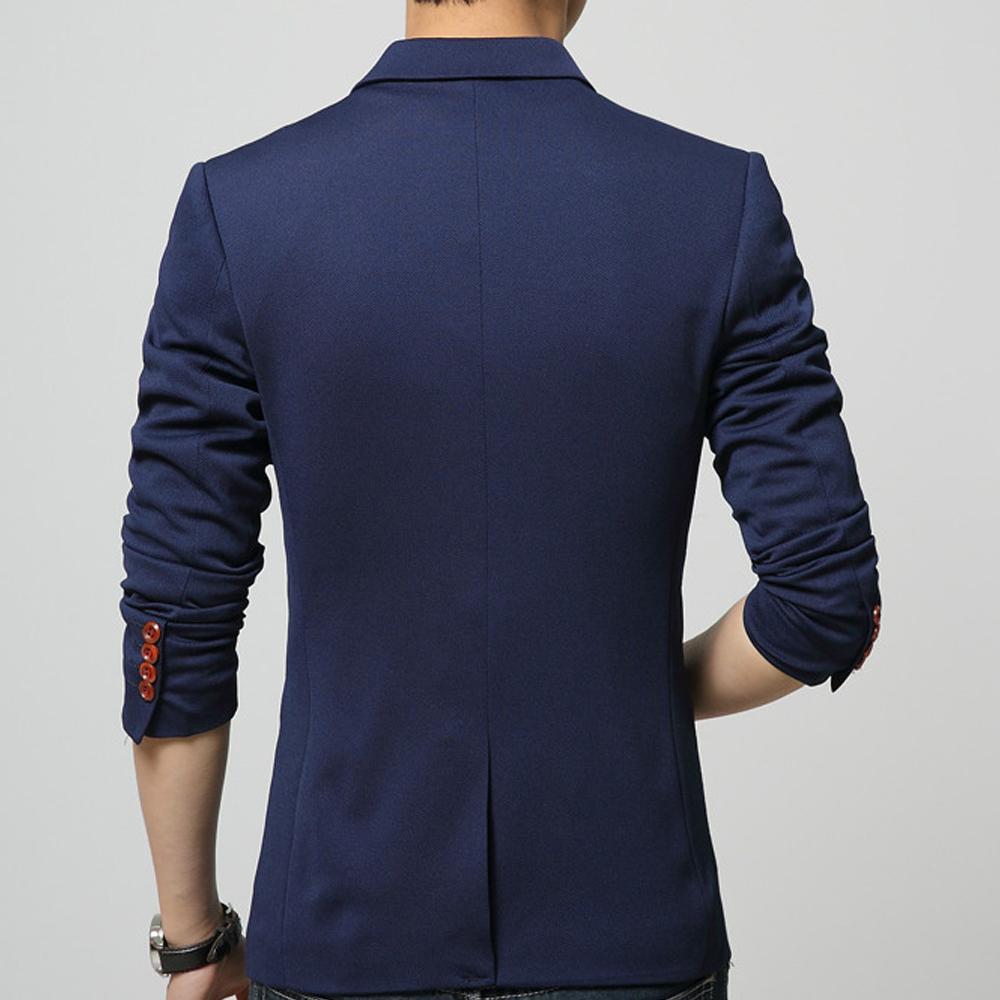 Mens One Button Slim Fit Blazer - Yoru Says