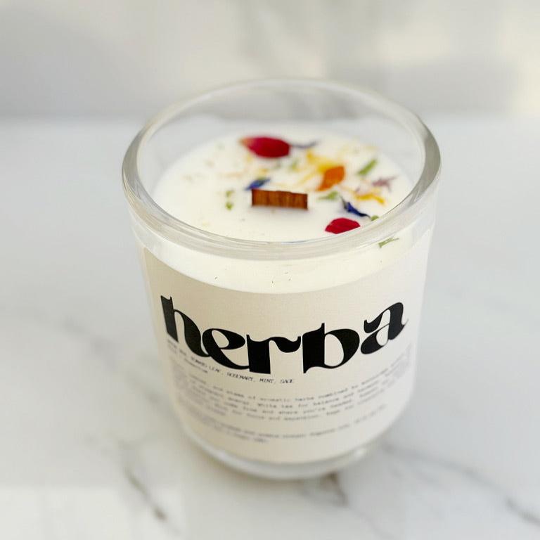 Herba Mood Boosting Botanical Candle - Yoru Says