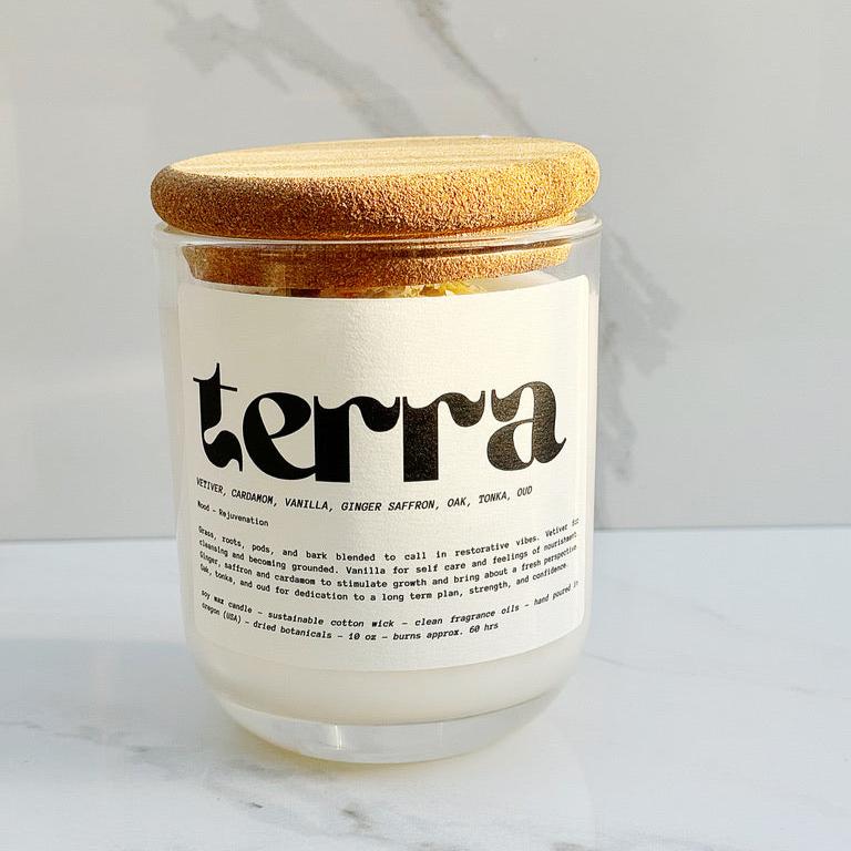 Mood-Boosting Botanical Candle Set (Terra, Herba, Flora) - Yoru Says