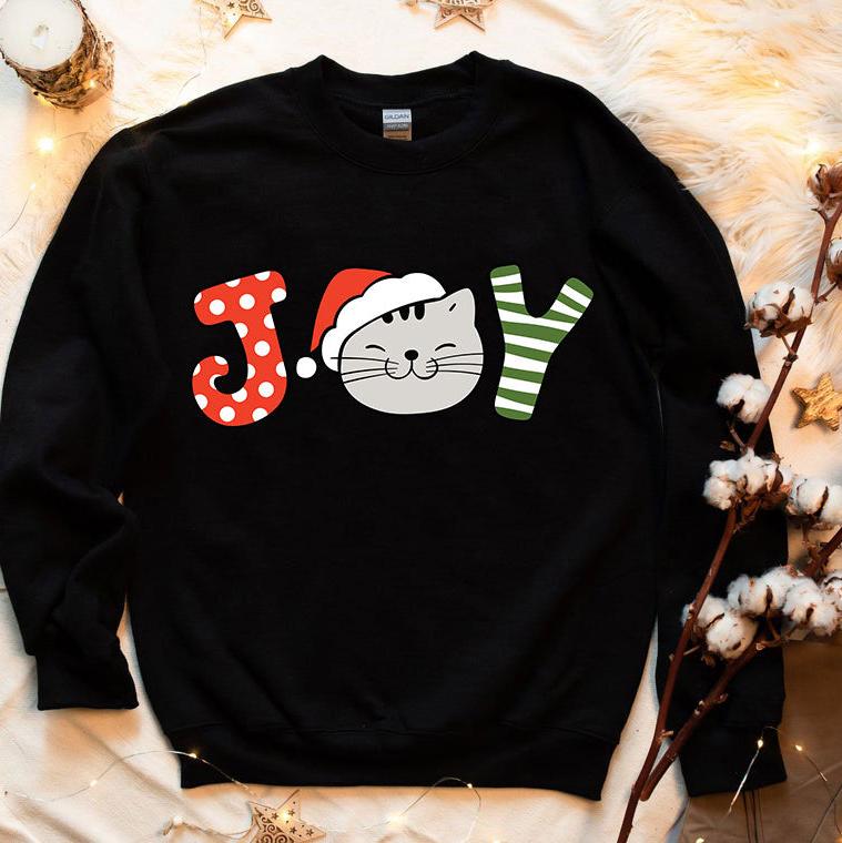 Christmas Joy Cute Cats Sweatshirt - Yoru Says