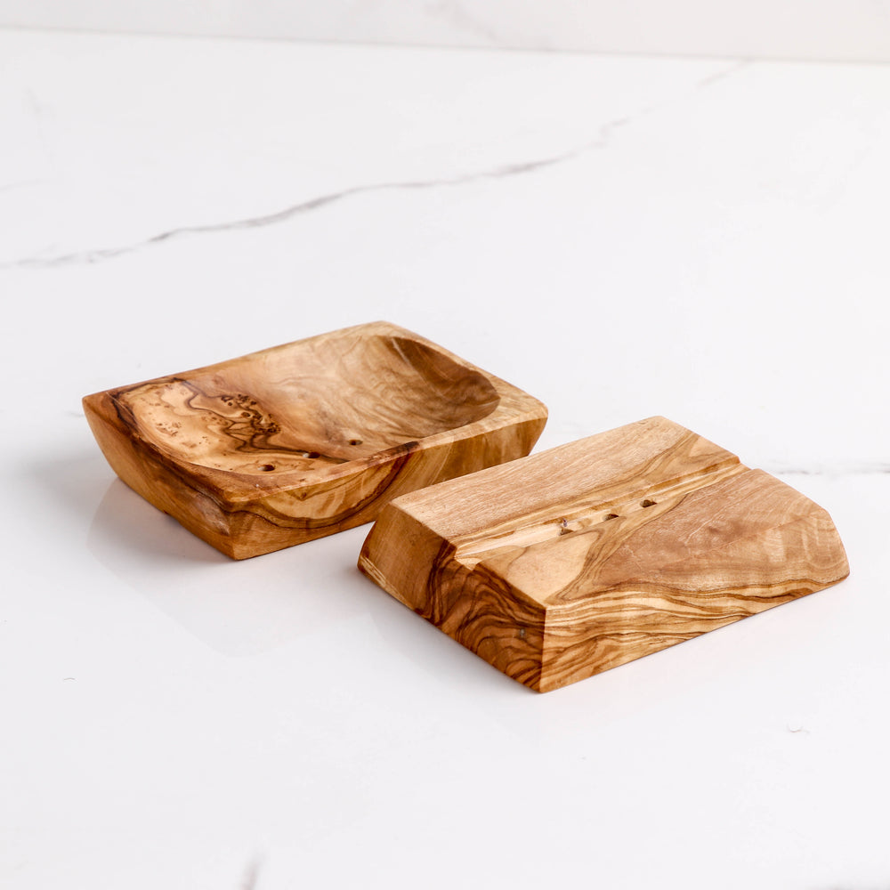 
                  
                    Set of Olive Wooden Soap Dishes, Handmade - Yoru Says
                  
                