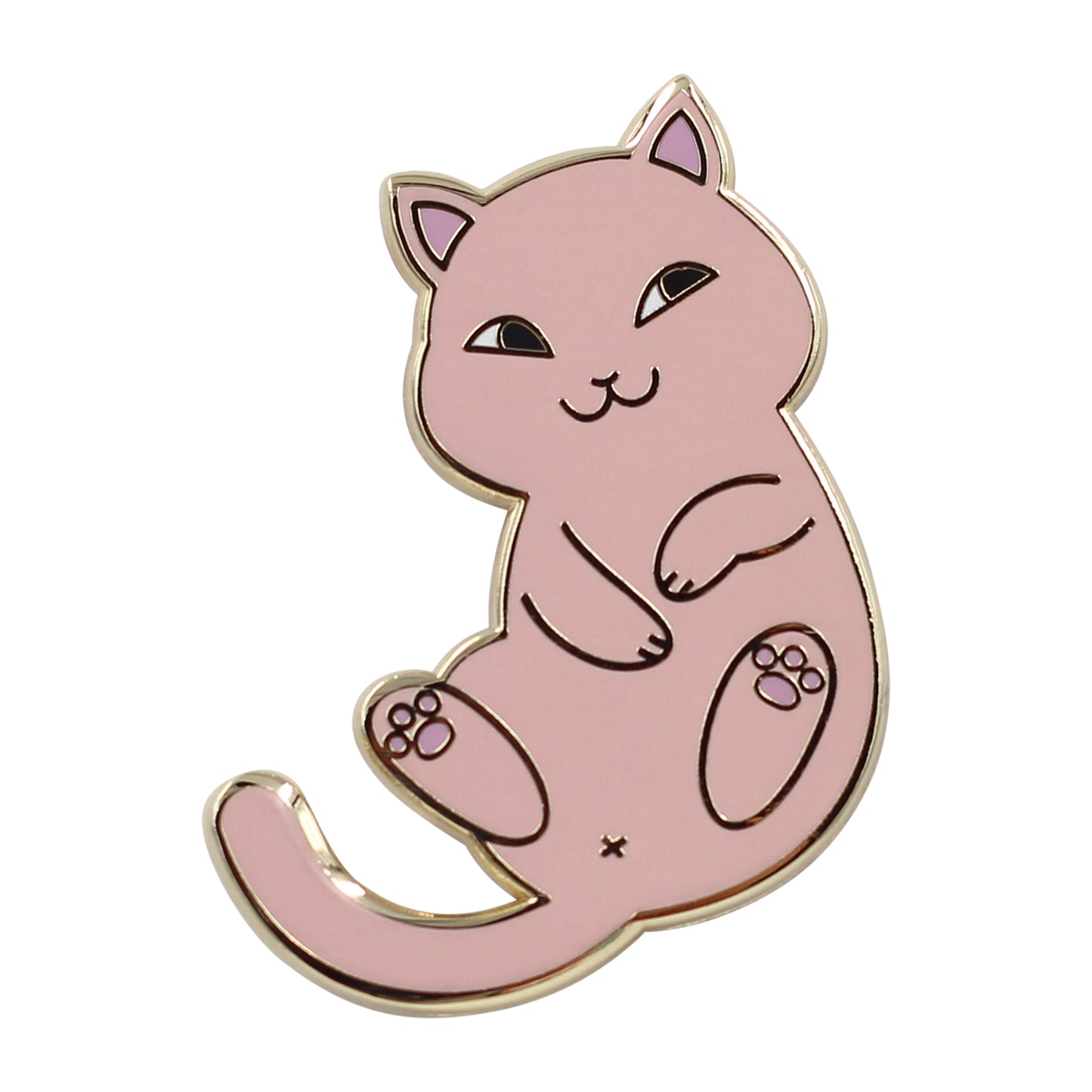 Playful Cat Enamel Pin - Yoru Says