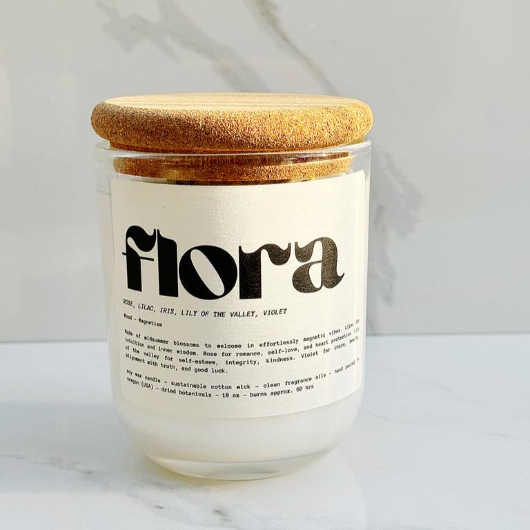 Flora - Mood boosting botanical candle - Yoru Says