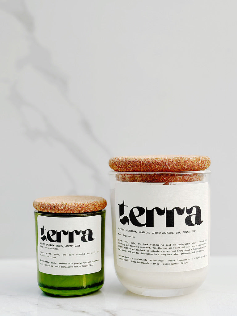 Terra (Mood Boosting Botanical Candle) - Yoru Says