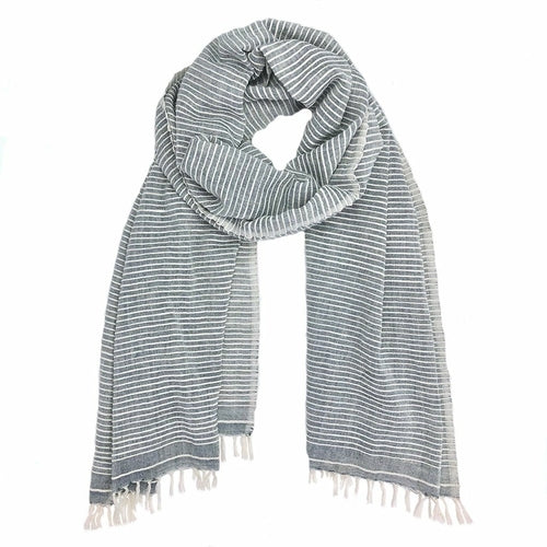 
                  
                    Ethiopian Stripe Wrap Scarf - Yoru Says
                  
                