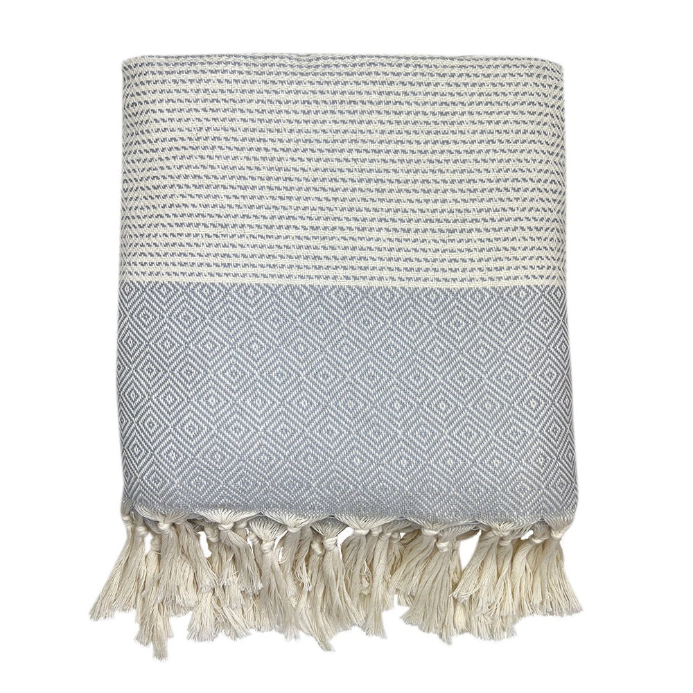 
                  
                    Diamond Stripe Turkish Throw - Yoru Says
                  
                