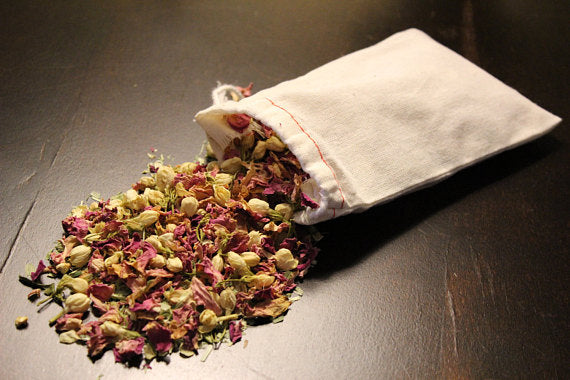 
                  
                    Organic Rejuvenating Bath Tea or Sachet - Yoru Says
                  
                