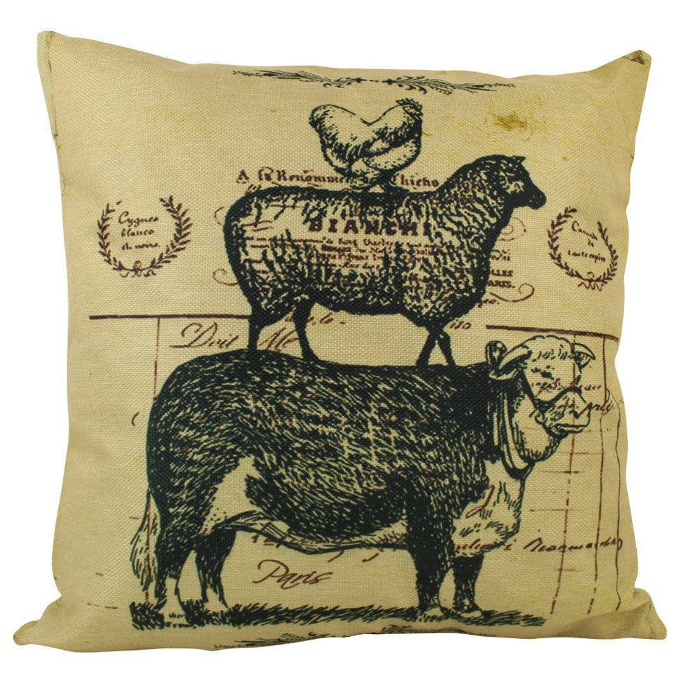 Farm Life | Pillow Cover | Home Decor | Primitive Decor | Farmhouse - Yoru Says