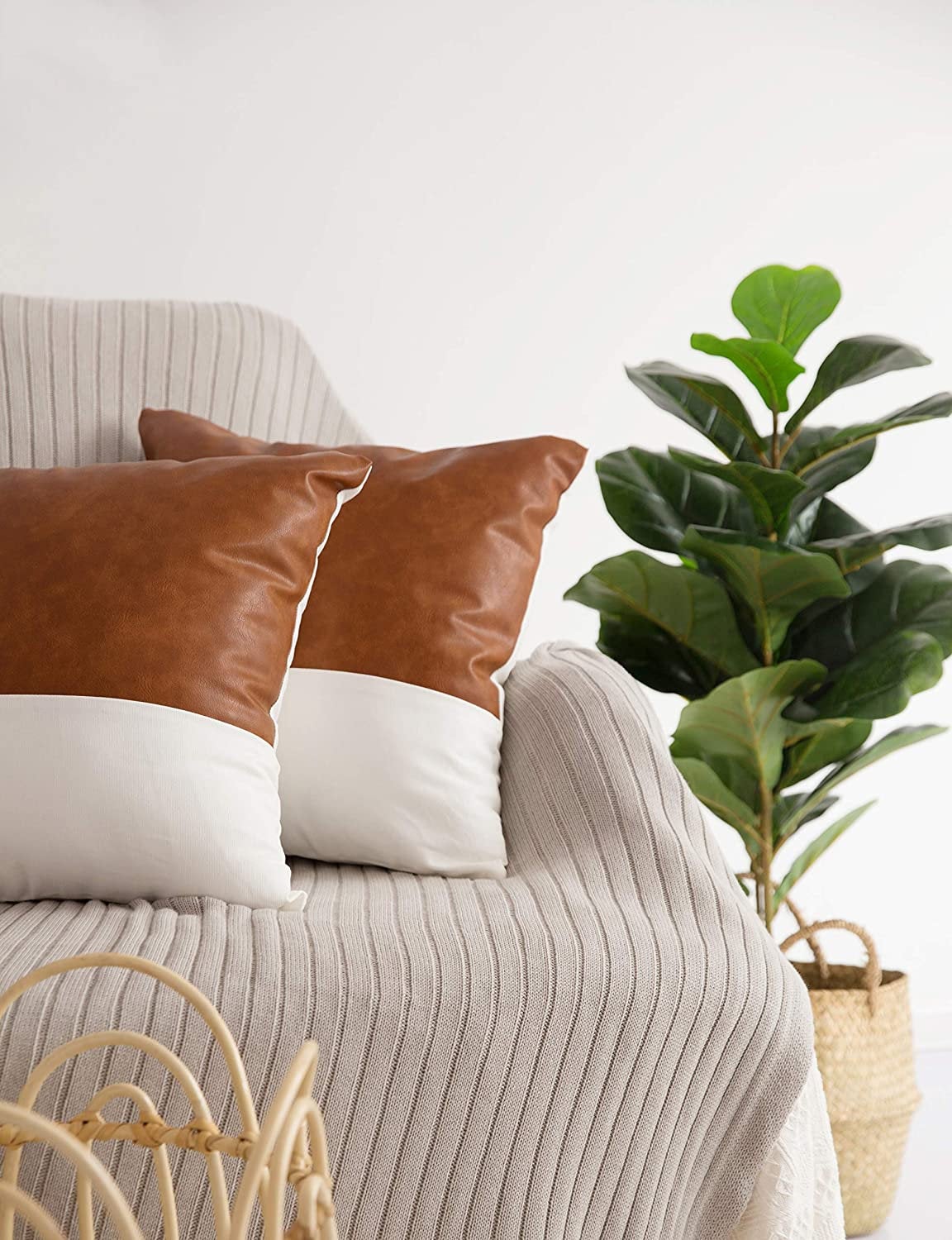 Vegan Leather Pillow Cover - Yoru Says