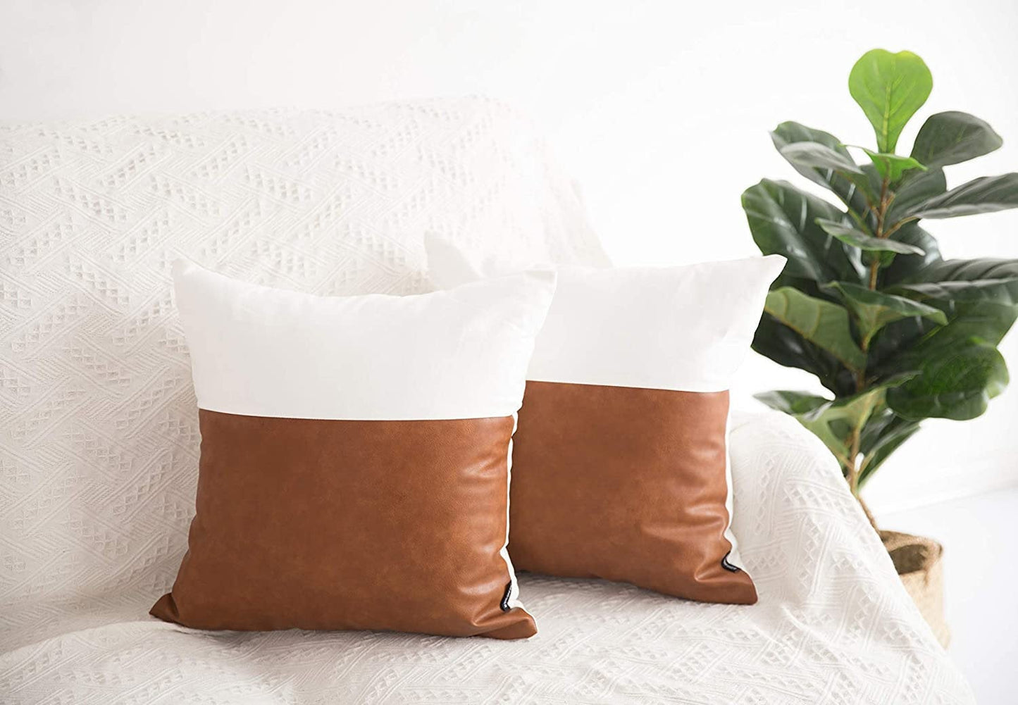 Vegan Leather Pillow Cover - Yoru Says