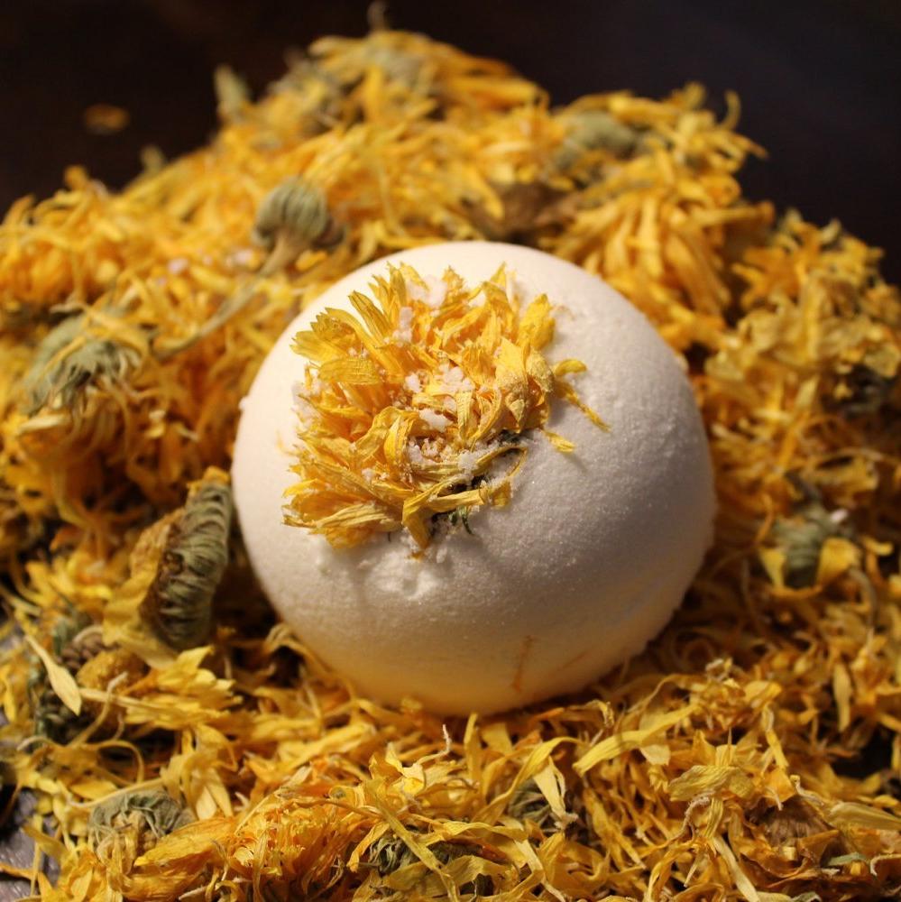 Organic Bath Bomb Sick Bomb Bath Fizz - Yoru Says