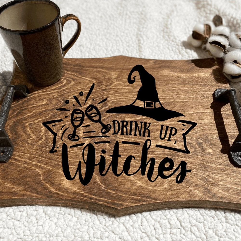 Drink Up Witches Serving Tray - Yoru Says