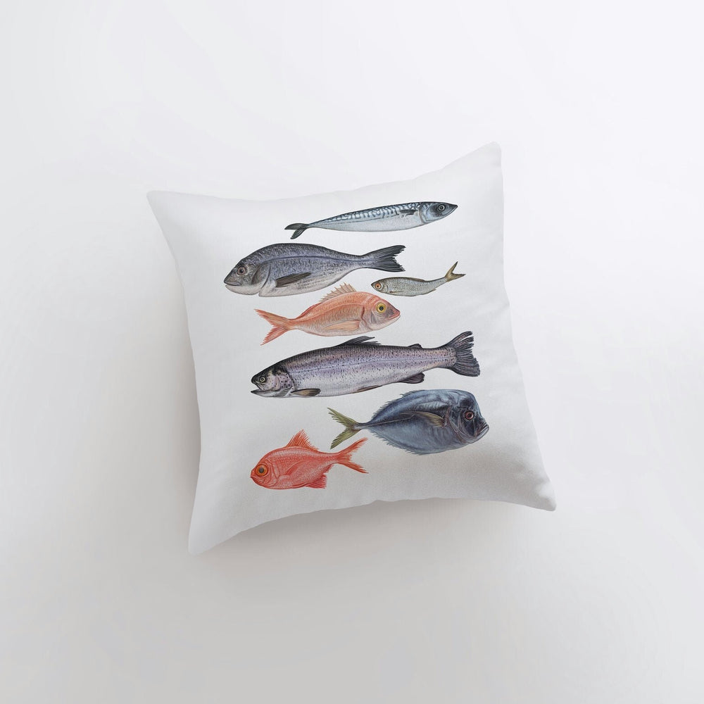 
                  
                    Seven Fish Throw Pillow - Yoru Says
                  
                