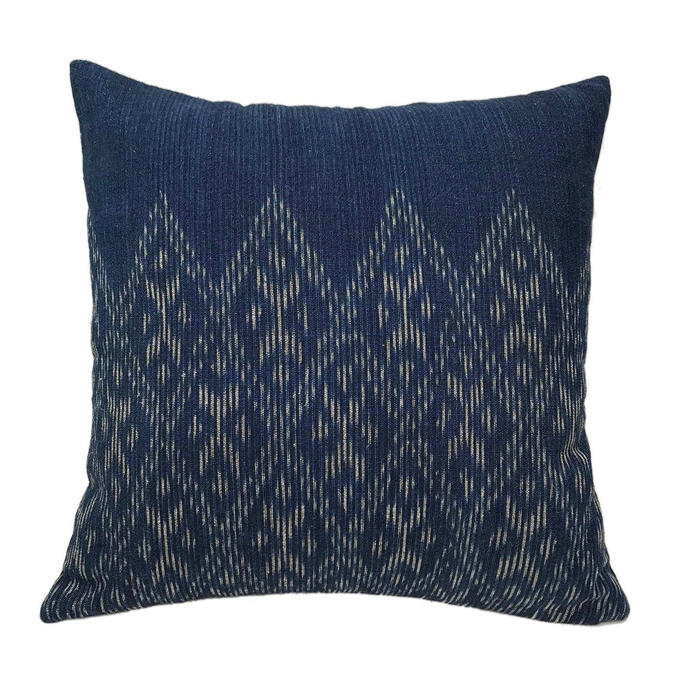 Indigo Diamond Pillow Cover - Yoru Says