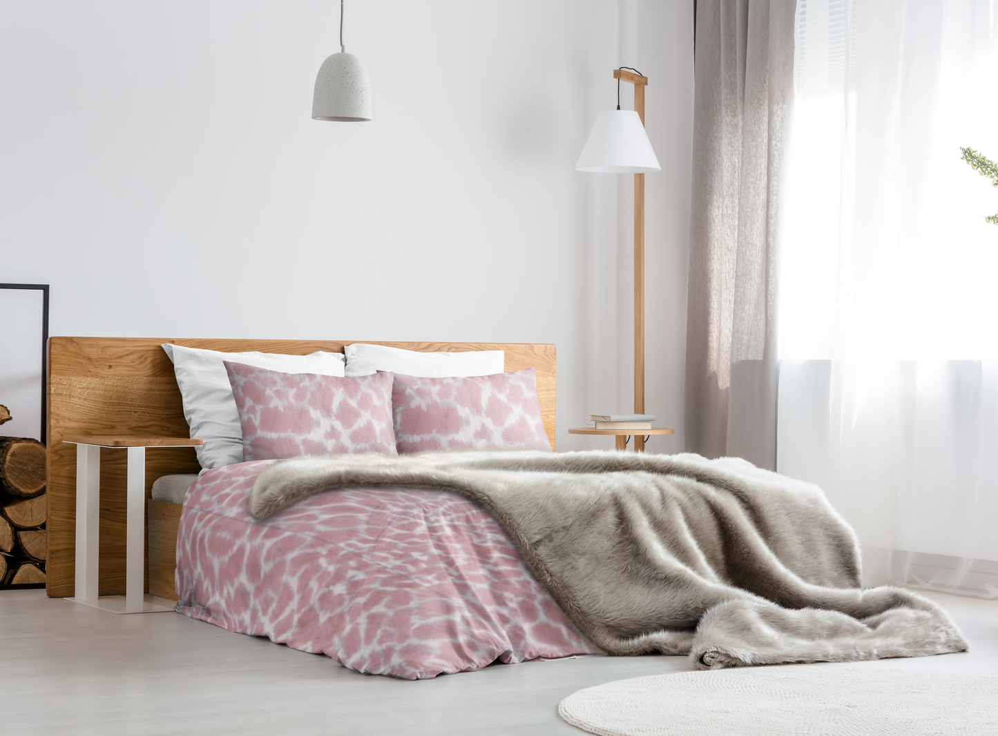 Pink Safari Duvet Cover - Yoru Says