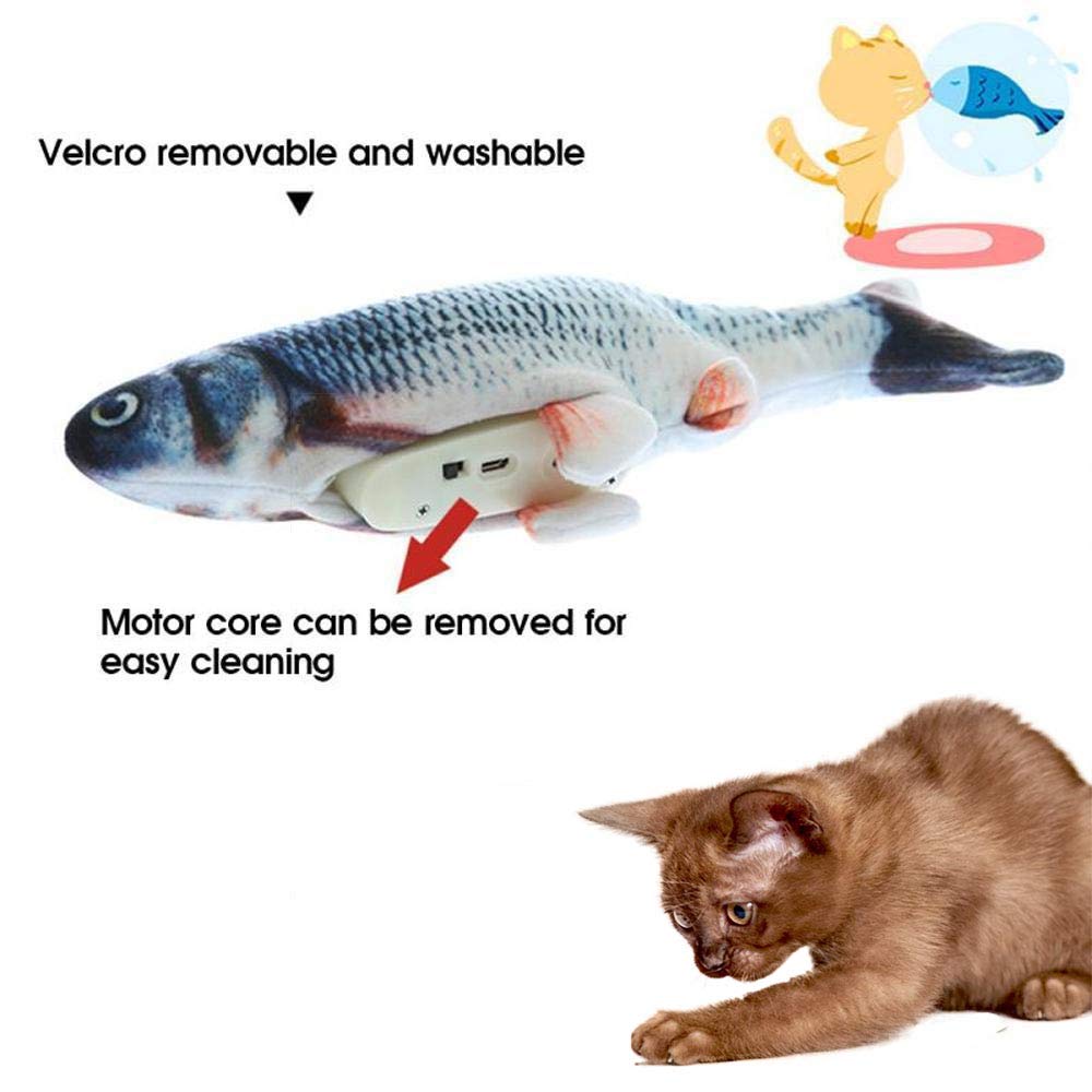 Electric Flipping Fish Toy for Cats - Yoru Says