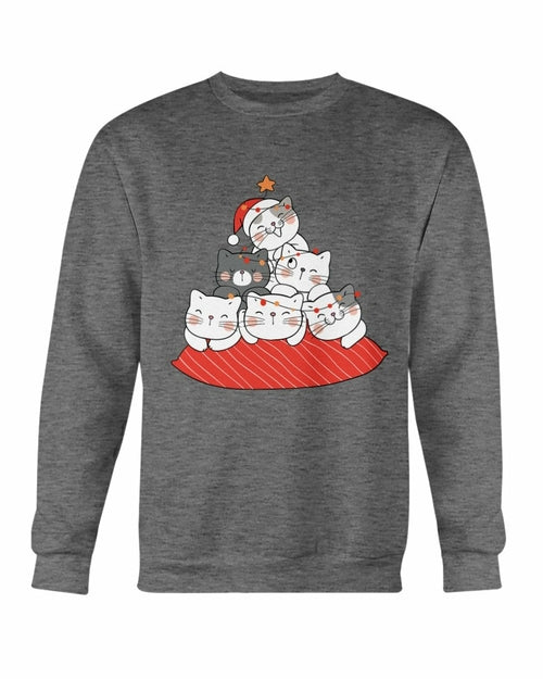 
                  
                    Cute Cushion Cats Christmas Sweatshirt - Yoru Says
                  
                