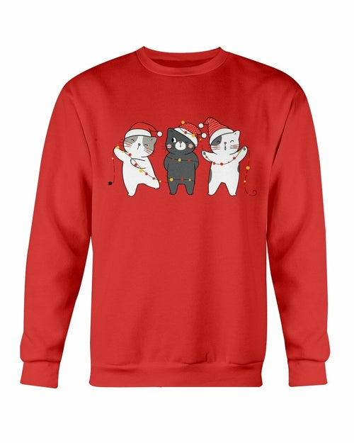 
                  
                    Three kittens - Cute Cats Christmas Sweatshirt - Yoru Says
                  
                