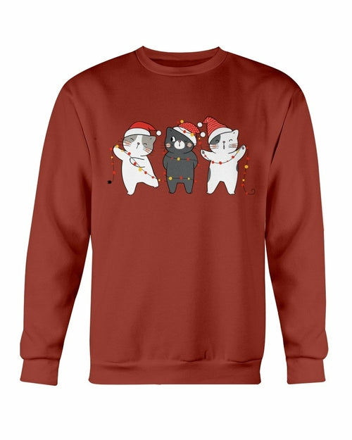 
                  
                    Three kittens - Cute Cats Christmas Sweatshirt - Yoru Says
                  
                