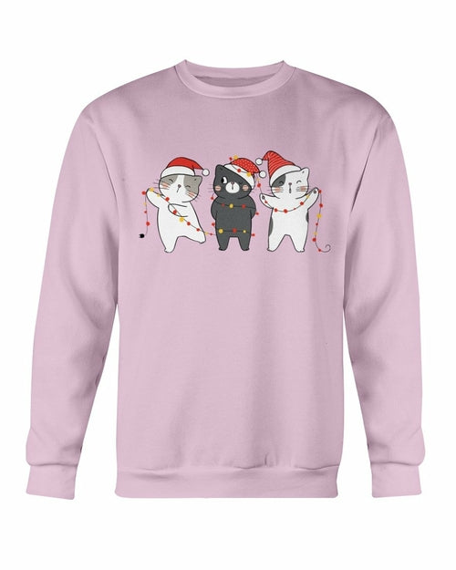 
                  
                    Three kittens - Cute Cats Christmas Sweatshirt - Yoru Says
                  
                