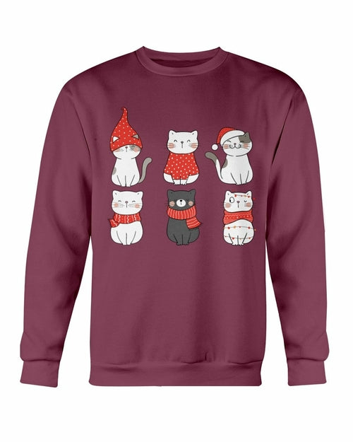 
                  
                    Merry Cats - Christmas Sweatshirt - Yoru Says
                  
                